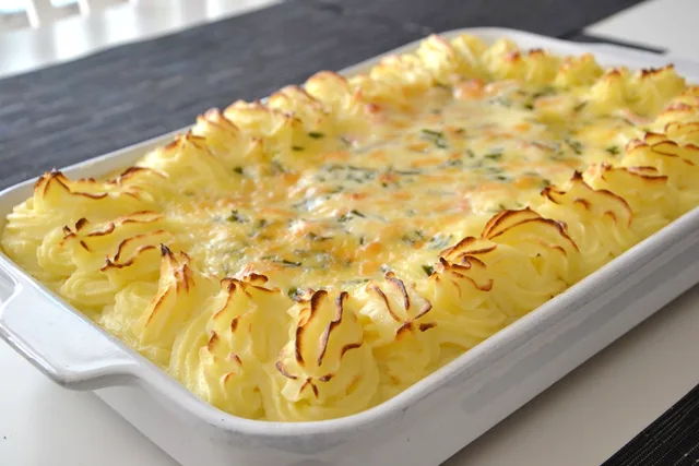Klassisk fiskgratäng